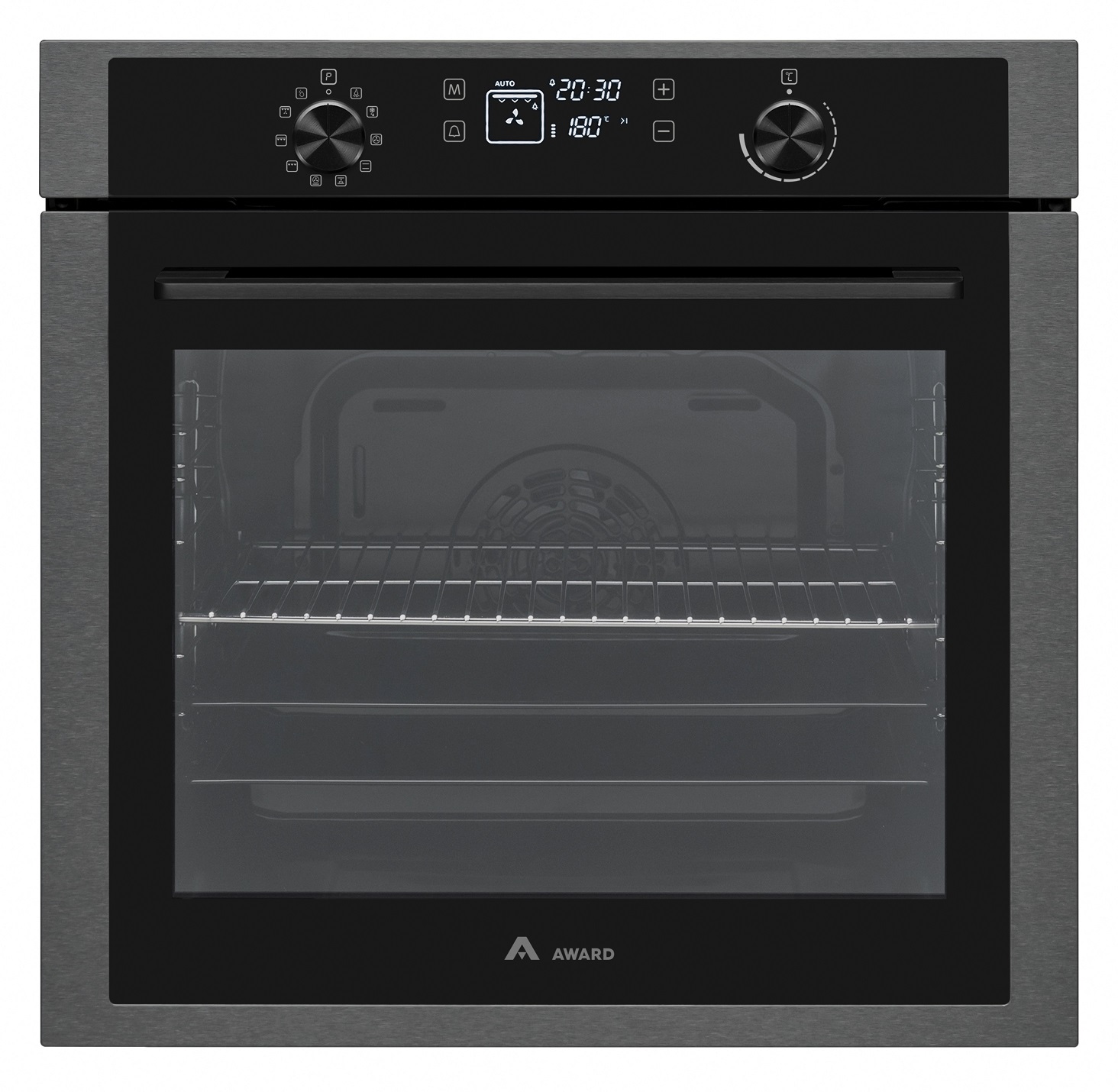 10 Function Built-in Oven in Black Steel